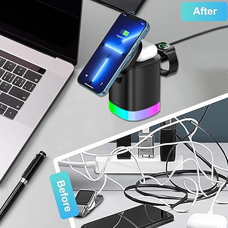 Charger with Foldable Phone Holder